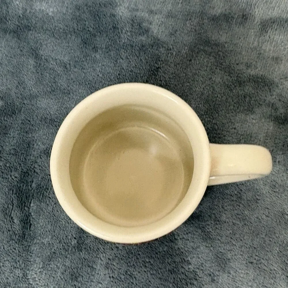 Vintage Grandfather Is Love White Stoneware coffee 10 oz. Grandparents Keepsake